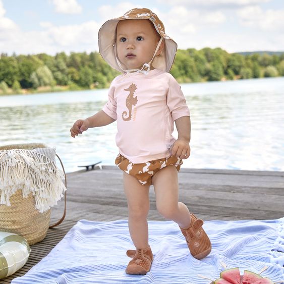 Lässig Bade-Schuh LSF Beach Sandals - Caramel - Gr. 19