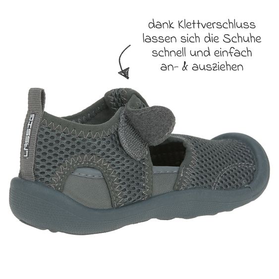 Lässig Bade-Schuh LSF Beach Sandals - Deep Olive - Gr. 22