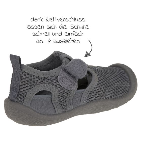 Lässig Bade-Schuh LSF Beach Sandals - Grey - Gr. 19