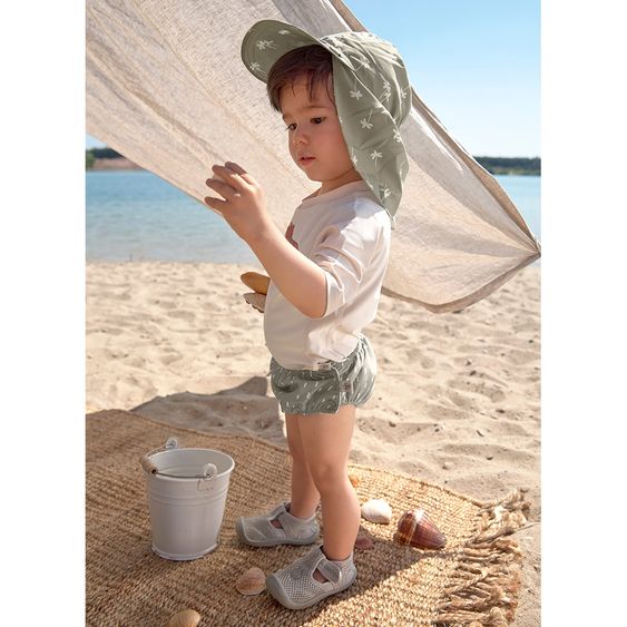 Lässig Bade-Schuh LSF Beach Sandals - Olive - Gr. 20