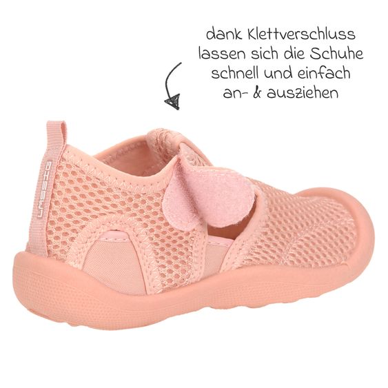 Lässig Bade-Schuh LSF Beach Sandals - Peach - Gr. 22