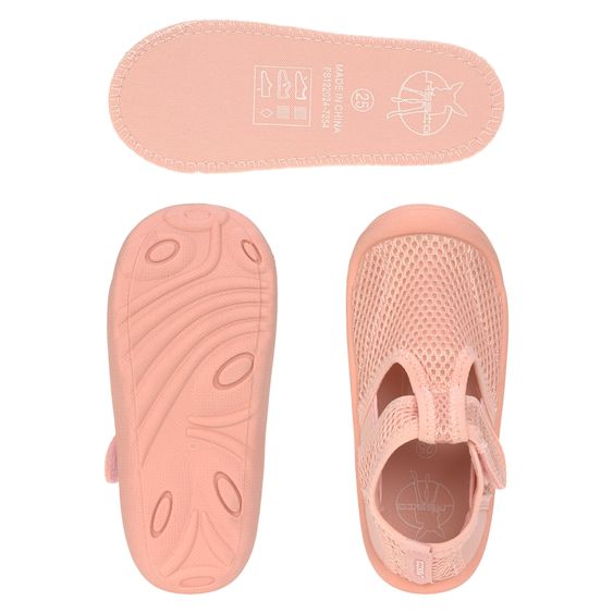 Lässig Bade-Schuh LSF Beach Sandals - Peach - Gr. 22