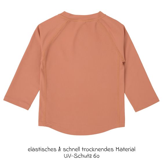 Lässig T-Shirt De Bain LSF Maillot Anti-UV Manches Longues - Argile - Taille: 92