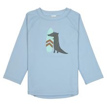 Bade-Shirt LSF Long Sleeve Rashguard - Crocodile - Sky Blue - Gr. 98