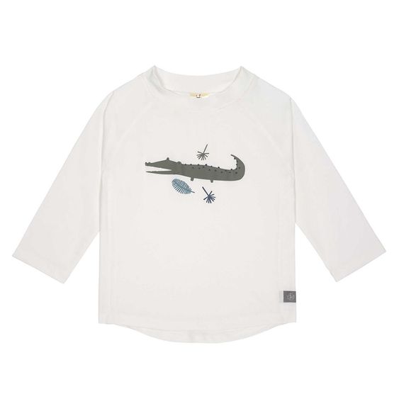 Lässig Bade-Shirt LSF Long Sleeve Rashguard - Crocodile White - Gr. 74/80