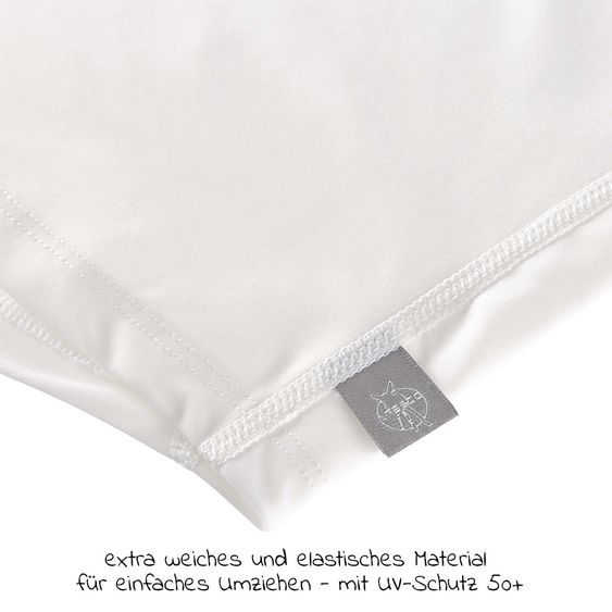Lässig Bade-Shirt LSF Long Sleeve Rashguard - Crocodile White - Gr. 74/80