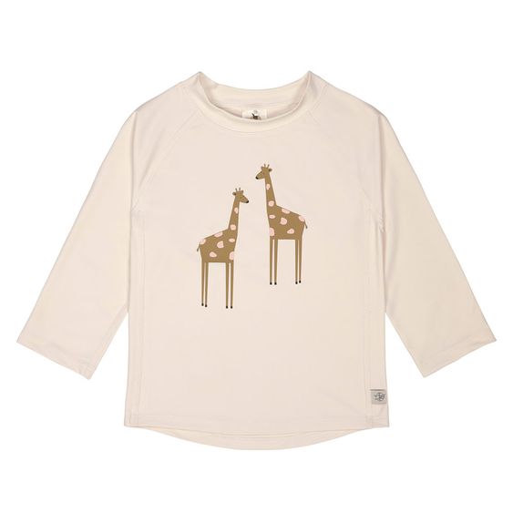 Lässig Bade-Shirt LSF Long Sleeve Rashguard - Giraffe Offwhite - Gr. 62/68