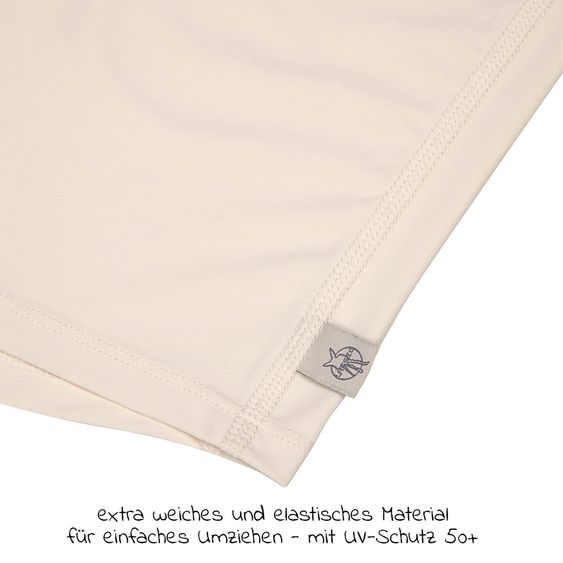 Lässig Bade-Shirt LSF Long Sleeve Rashguard - Giraffe Offwhite - Gr. 62/68