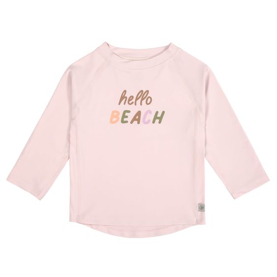 Lässig Bade-Shirt LSF Long Sleeve Rashguard - Hello Beach - Light Pink - Gr. 62/68