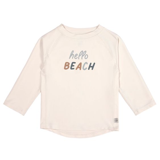 Lässig Bade-Shirt LSF Long Sleeve Rashguard - Hello Beach - Milky - Gr. 62/68