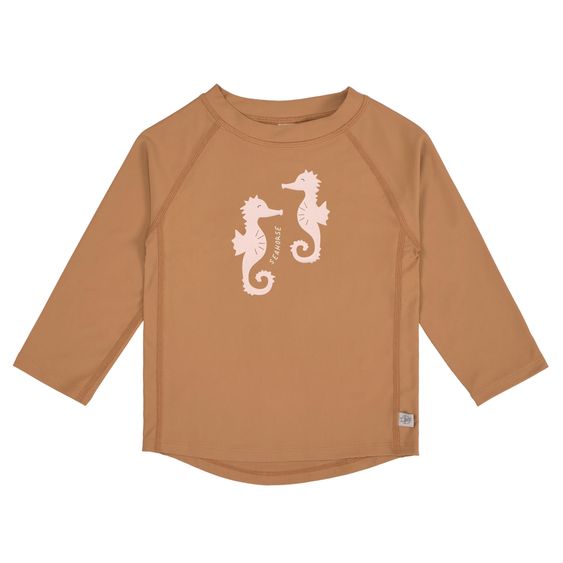 Lässig Bade-Shirt LSF Long Sleeve Rashguard - Seahorse - Caramel - Gr. 62/68