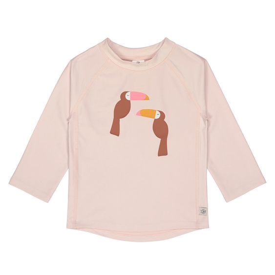 Lässig Bade-Shirt LSF Long Sleeve Rashguard - Toucan Powder Pink - Gr. 62/68