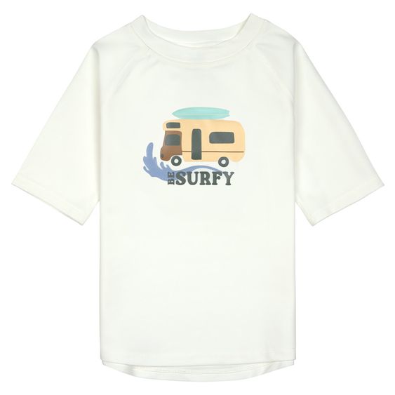 Lässig Bade-Shirt LSF Short Sleeve Rashguard - Camper - Sea Salt - Gr. 86