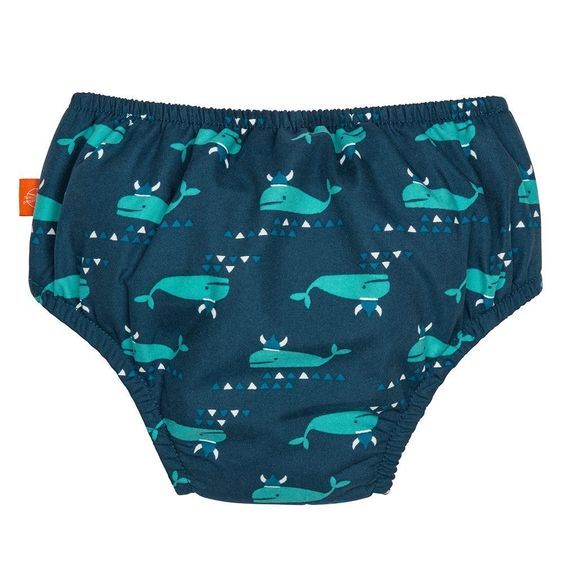 Lässig Bade-Windelhose - Blue Whale - Gr. 0 - 6 M
