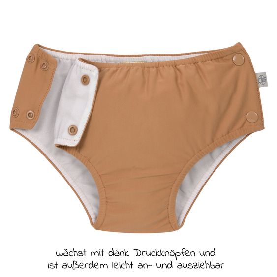 Lässig Swim diaper pants SPF Snap Swim Diaper - Caramel - Size 62/68