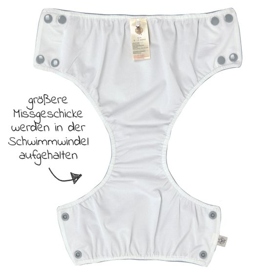 Lässig Bade-Windelhose LSF Snap Swim Diaper - Light Blue - Gr. 62/68