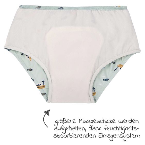 Lässig Bade-Windelhose LSF Swim Diaper - Boat Mint - Gr. 62/68