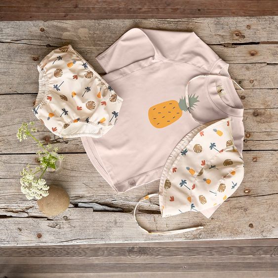 Lässig Bade-Windelhose LSF Swim Diaper - Botanical Offwhite - Gr. 62/68
