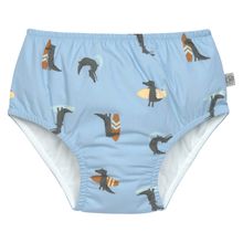 Bade-Windelhose LSF Swim Diaper - Crocodile - Sky Blue - Gr. 74/80