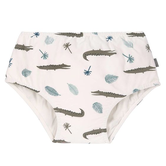 Lässig Bade-Windelhose LSF Swim Diaper - Crocodile White - Gr. 62/68