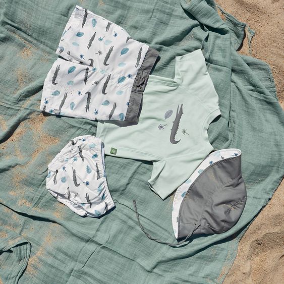 Lässig Bade-Windelhose LSF Swim Diaper - Crocodile White - Gr. 62/68