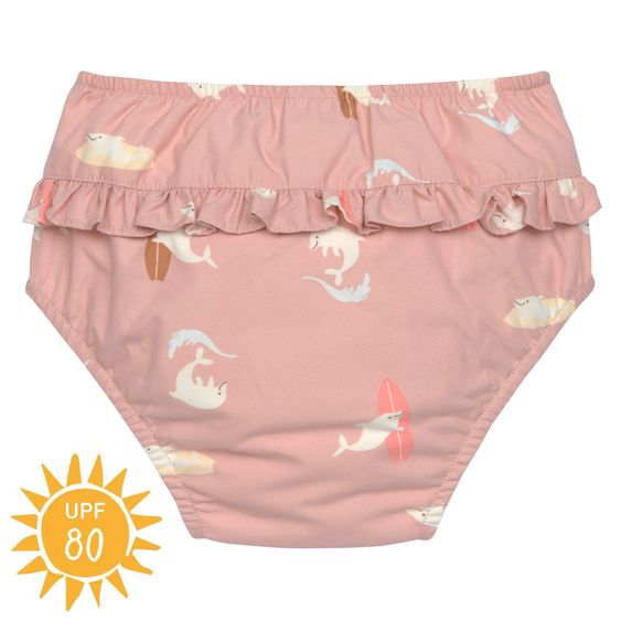 Lässig Bade-Windelhose LSF Swim Diaper - Dolphin - Peach - Gr. 92