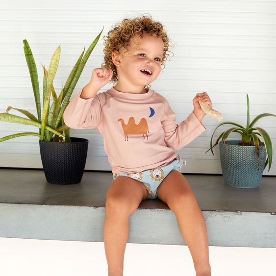 Lässig Bade-Windelhose LSF Swim Diaper - Lion Powder Blue - Gr. 62/68