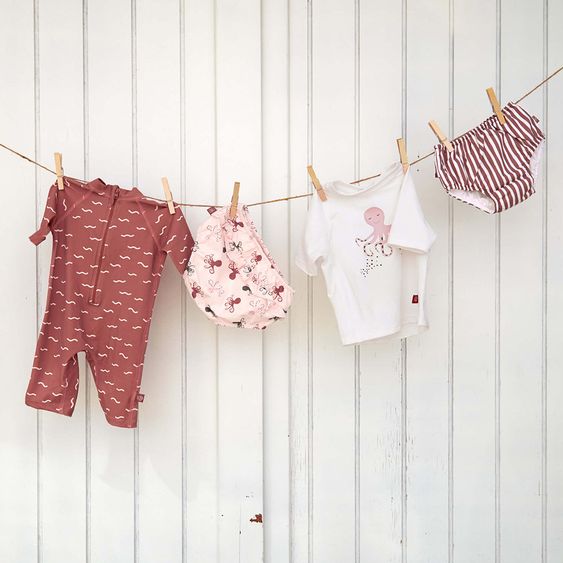 Lässig Bade-Windelhose LSF Swim Diaper - Octopus Rose - Gr. 62/68