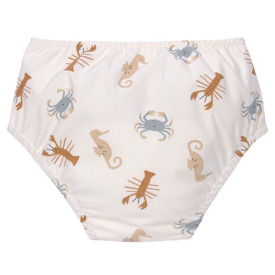 Lässig Bade-Windelhose LSF Swim Diaper - Sea Animals - Milky - Gr. 62/68