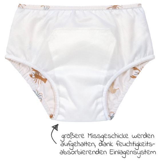 Lässig Bade-Windelhose LSF Swim Diaper - Sea Animals - Milky - Gr. 62/68