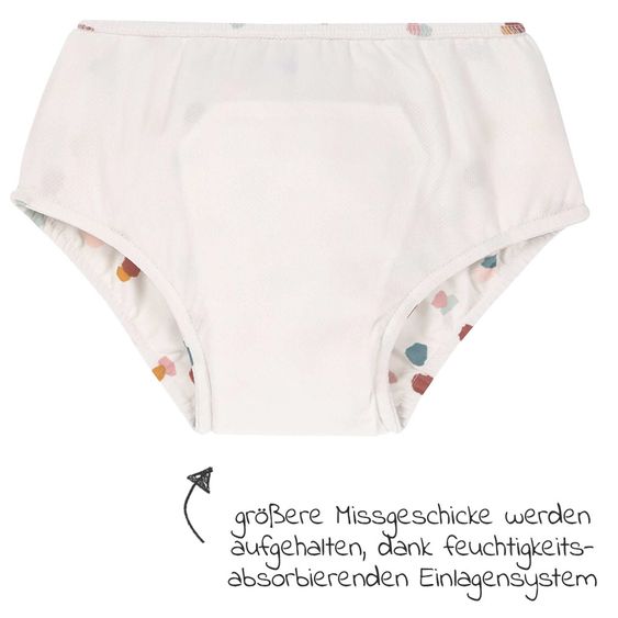 Lässig Bade-Windelhose LSF Swim Diaper - Spotted White - Gr. 62/68