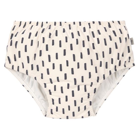 Lässig Bade-Windelhose LSF Swim Diaper - Strokes Offwhite Grey - Gr. 62/68