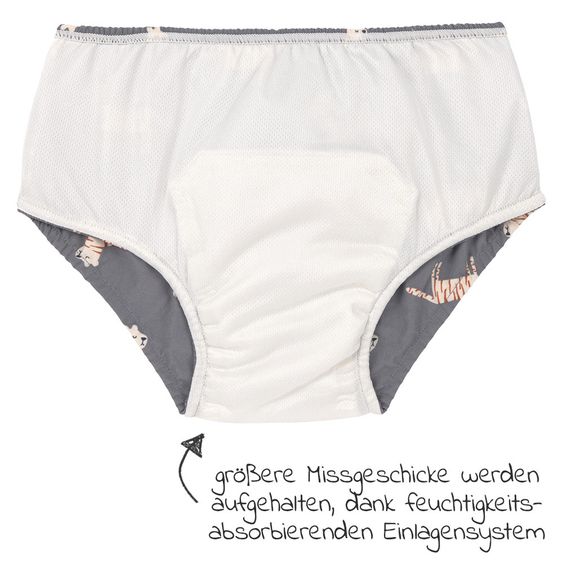 Lässig Bade-Windelhose LSF Swim Diaper - Tiger Grey - Gr. 62/68
