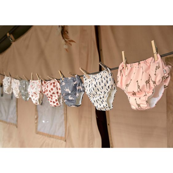 Lässig Bade-Windelhose LSF Swim Diaper - Tiger Grey - Gr. 62/68