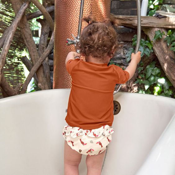 Lässig Bade-Windelhose LSF Swim Diaper - Toucan Offwhite - Gr. 62/68
