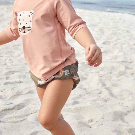 Lässig Bade-Windelhose LSF Swim Diaper - Wild Cats Choco - Gr. 74/80