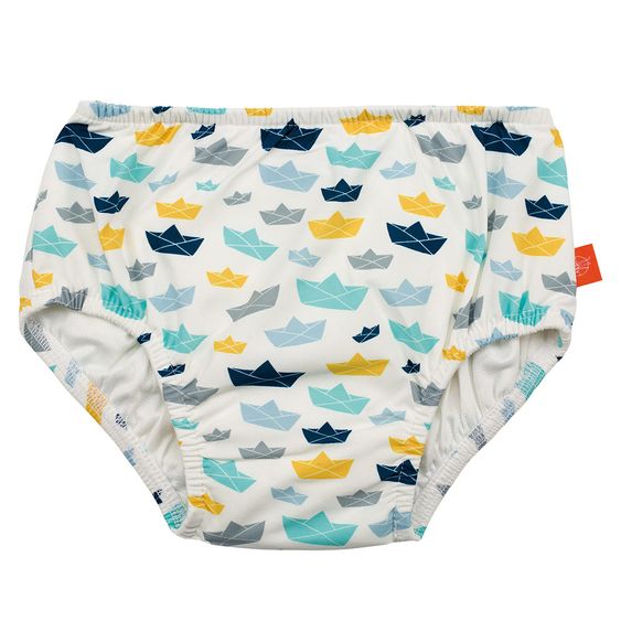 Lässig Bade-Windelhose - Paper Boat - Gr. 0 - 6 M