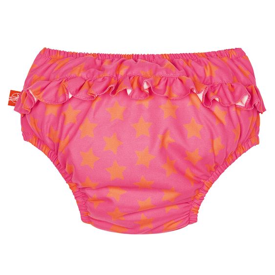 Lässig Bade-Windelhose - Peach Stars - Gr. 0 - 6 M