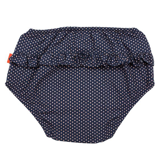 Lässig Bade-Windelhose - Polka Dots Navy - Gr. 0 - 6 M