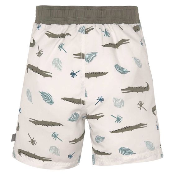 Lässig Bade-Windelshort LSF Board Shorts - Crocodile White - Gr. 74/80