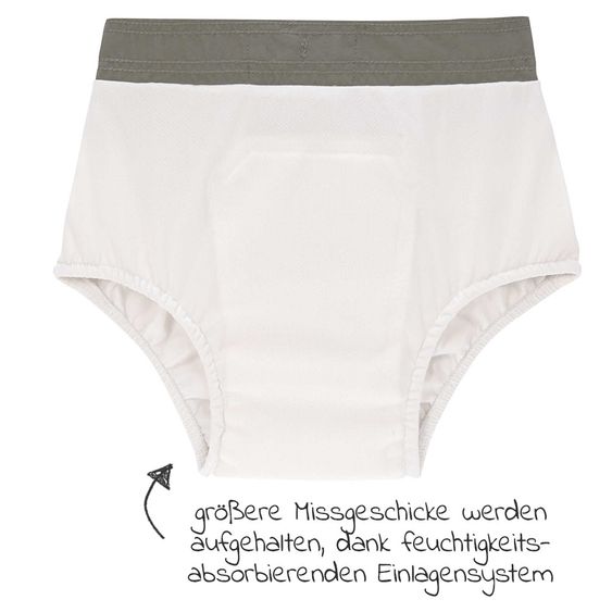 Lässig Bade-Windelshort LSF Board Shorts - Crocodile White - Gr. 74/80