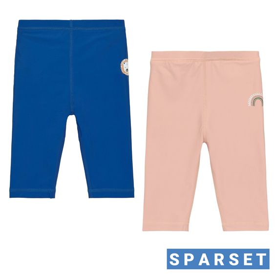 Lässig Bade-Windelshorts 2er Pack - Pink / Blue - Gr. 98