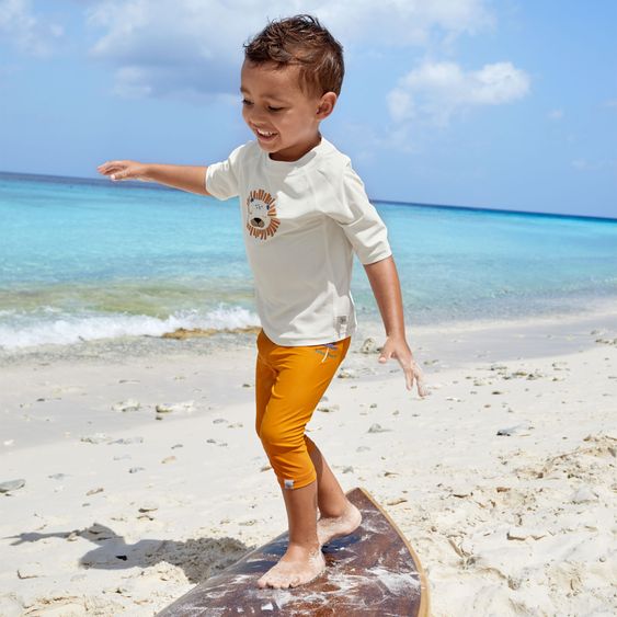 Lässig Bade-Windelshorts LSF Beach Shorts - Gold - Gr. 62/68