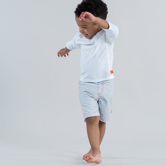 Lässig Bade-Windelshorts - Small Stripes - Gr. 0 - 6 M