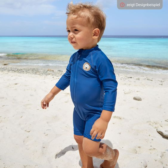 Lässig Badeanzug LSF Long Sleeve Sunsuit - Lion Nature Blue - Gr. 92