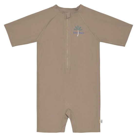 Lässig Badeanzug LSF Short Sleeve Sunsuit - Choco - Gr. 62/68