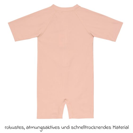 Lässig Badeanzug LSF Short Sleeve Sunsuit - Pink - Gr. 62/68