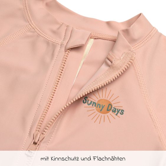 Lässig Badeanzug LSF Short Sleeve Sunsuit - Pink - Gr. 62/68