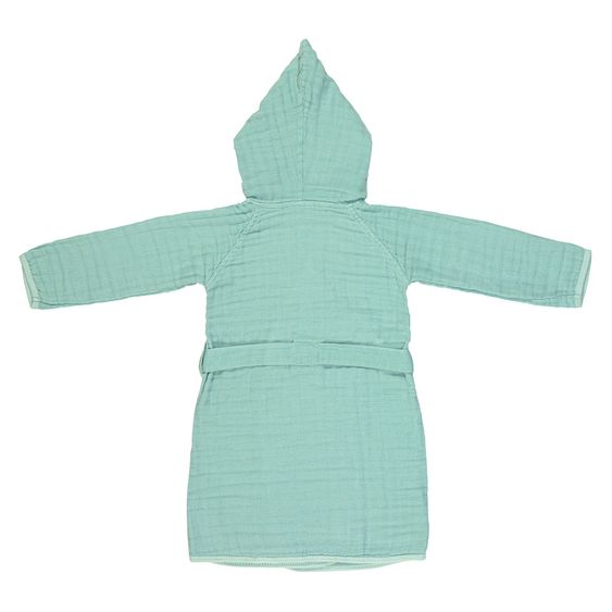Lässig Bademantel Muslin - Mint - Gr. 80/86