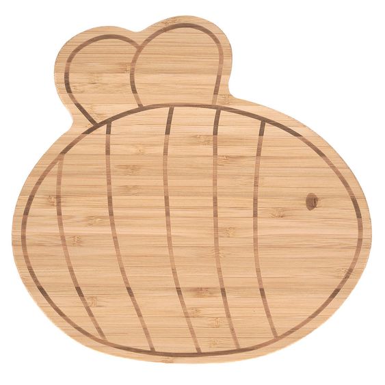 Lässig Bambus-Brettchen aus Holz - Garden Explorer Bee